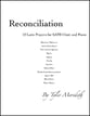 Reconciliation SATB Vocal Score cover